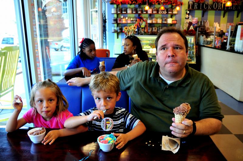 Ice cream at Scoops!